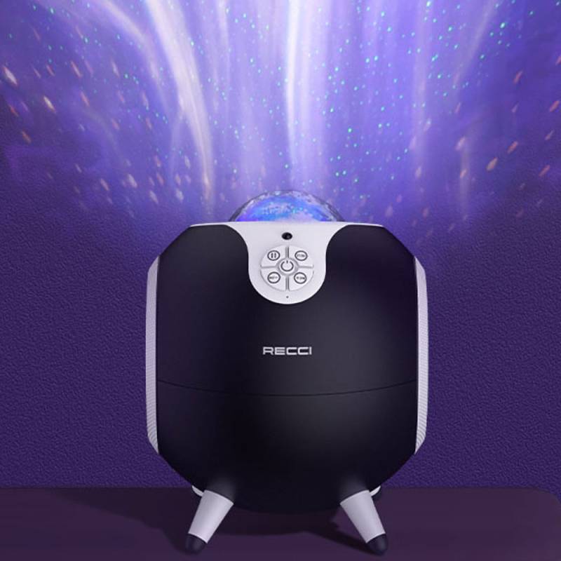 Recci RSK-W22 Starry Sky Series Hi-Fi Aurora Lamp Wireless Bluetooth 5.2 Speaker 10W - 6