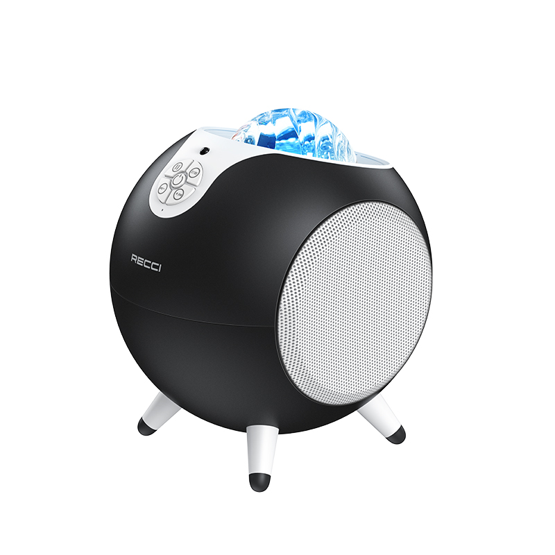 Recci RSK-W22 Starry Sky Serisi Hi-Fi Aurora Lambalı Wireless Bluetooth 5.2 Speaker Hoparlör 10W - 1