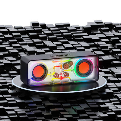 Recci RSK-W38 Space Station Series RGB LED Lighted Bluetooth Speaker - 4