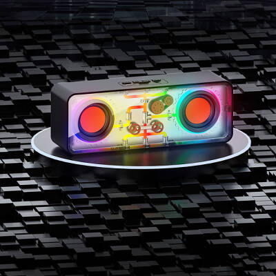 Recci RSK-W38 Space Station Series RGB LED Lighted Bluetooth Speaker - 6