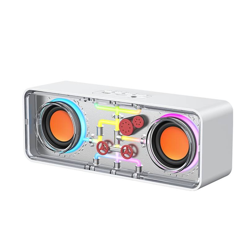 Recci RSK-W38 Space Station Series RGB LED Lighted Bluetooth Speaker - 7
