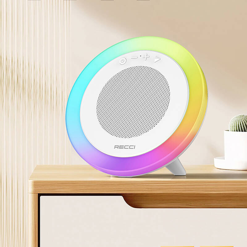 Recci RSK-W42 Moonlight Series RGB Lighted Wireless Bluetooth v5.3 Speaker - 8