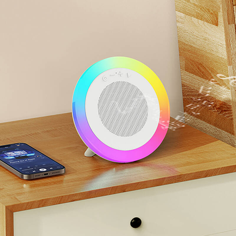 Recci RSK-W42 Moonlight Series RGB Lighted Wireless Bluetooth v5.3 Speaker - 9