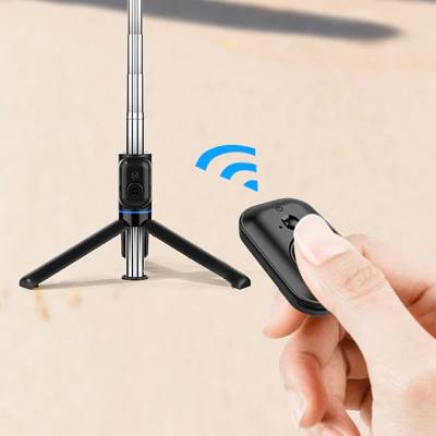 ​Recci RSS-W03 Bluetooth 5.0 Uzaktan Kumandalı Çok Fonksiyonlu Selfie Çubuğu - 8