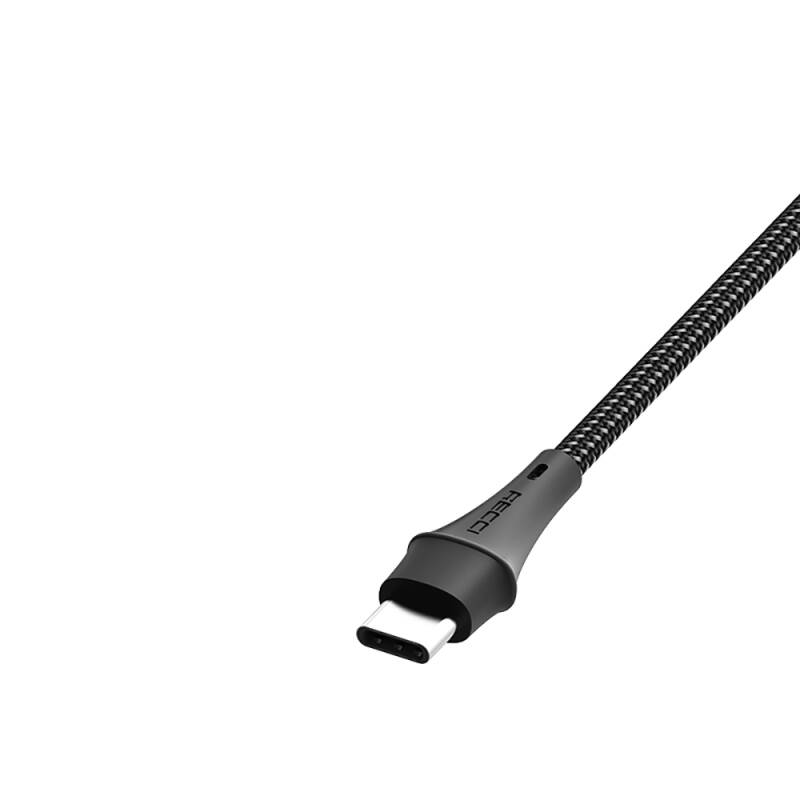 Recci RTC-N19C Genbu Serisi USB-A to Type-C 3A Hızlı Şarj Özellikli Şarj ve Data Kablosu 1M - 5