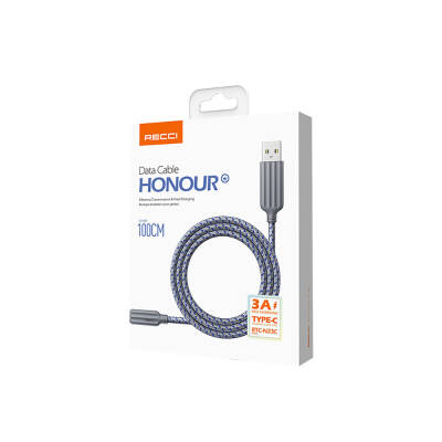 Recci RTC-N23C 3A Fast Charging Type-C to USB-A Cable 1M - 6