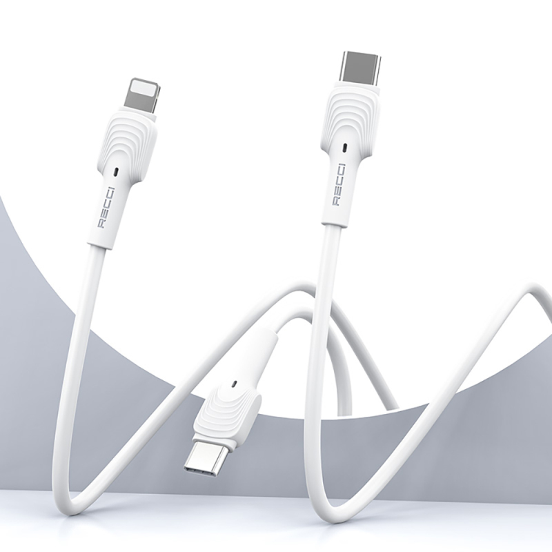 Recci RTC-N26CC Type-C to Type-C PD Fast Charging Data and Charging Cable 60W 1M - 3