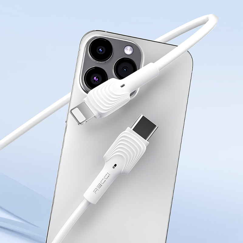 Recci RTC-N26CC Type-C to Type-C PD Fast Charging Data and Charging Cable 60W 1M - 8