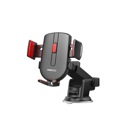 Recci RZ02 Automatic Mechanism Extendable Telescopic Suction Cup Design Car Phone Holder - 2