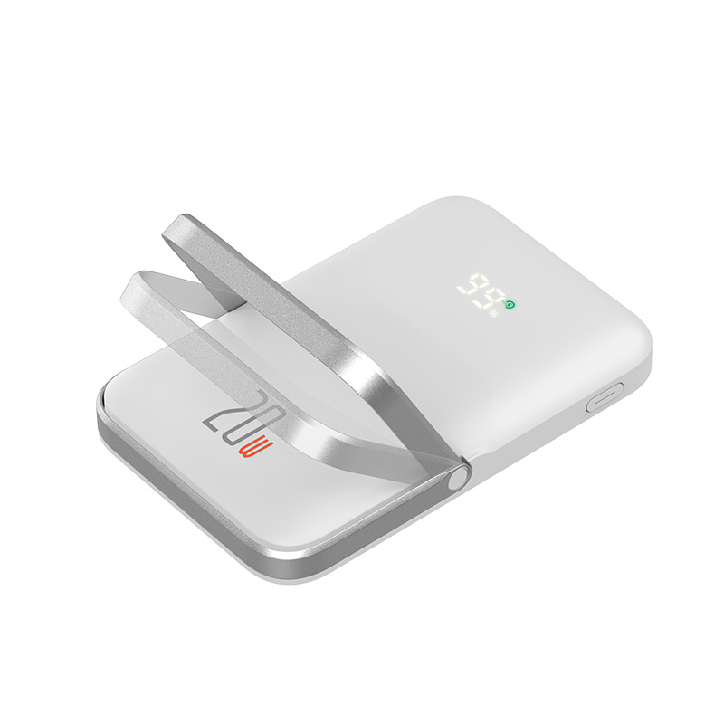 Recci W08 20W PD Fast Charge Powerbank 10000mAh with 15W Magsafe Charger with Metal Stand - 4