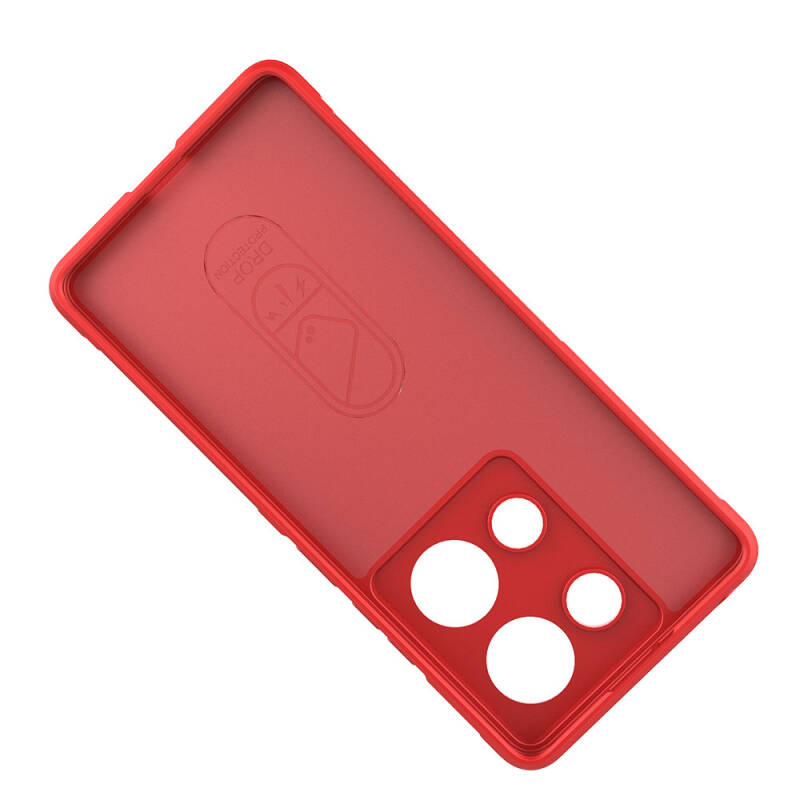 Redmi Note 13 Pro 4G Case Flexible TPU Hollow Back Surface Design Zore Etnik Silicone Cover - 23