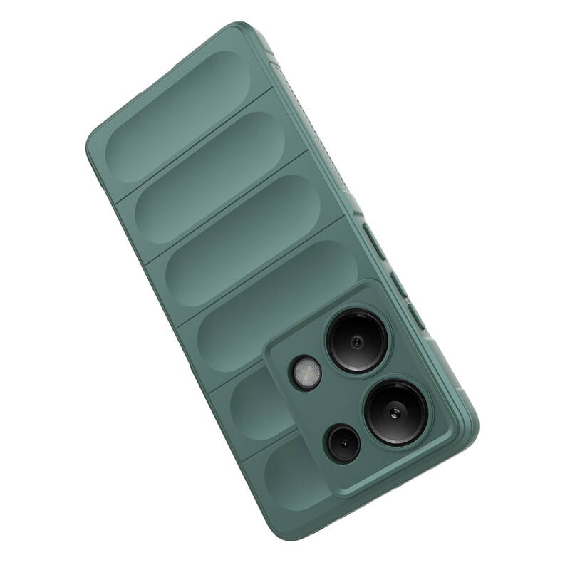 Redmi Note 13 Pro 4G Case Flexible TPU Hollow Back Surface Design Zore Etnik Silicone Cover - 44