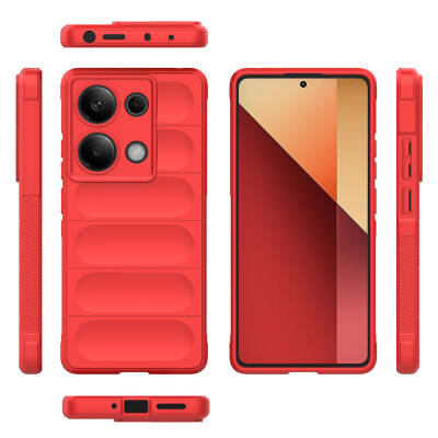 Redmi Note 13 Pro 4G Case Flexible TPU Hollow Back Surface Design Zore Etnik Silicone Cover - 29