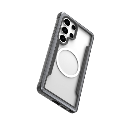Samsung Galaxy S25 Ultra Case Magsafe Charging Feature Airbag Raptic Shield Series Transparent Back Surface Cover - 9