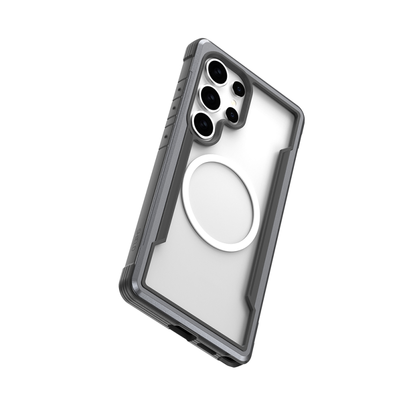 Samsung Galaxy S25 Ultra Case Magsafe Charging Feature Airbag Raptic Shield Series Transparent Back Surface Cover - 9