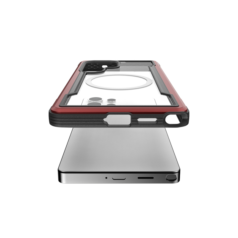 Samsung Galaxy S25 Ultra Case Magsafe Charging Feature Airbag Raptic Shield Series Transparent Back Surface Cover - 21
