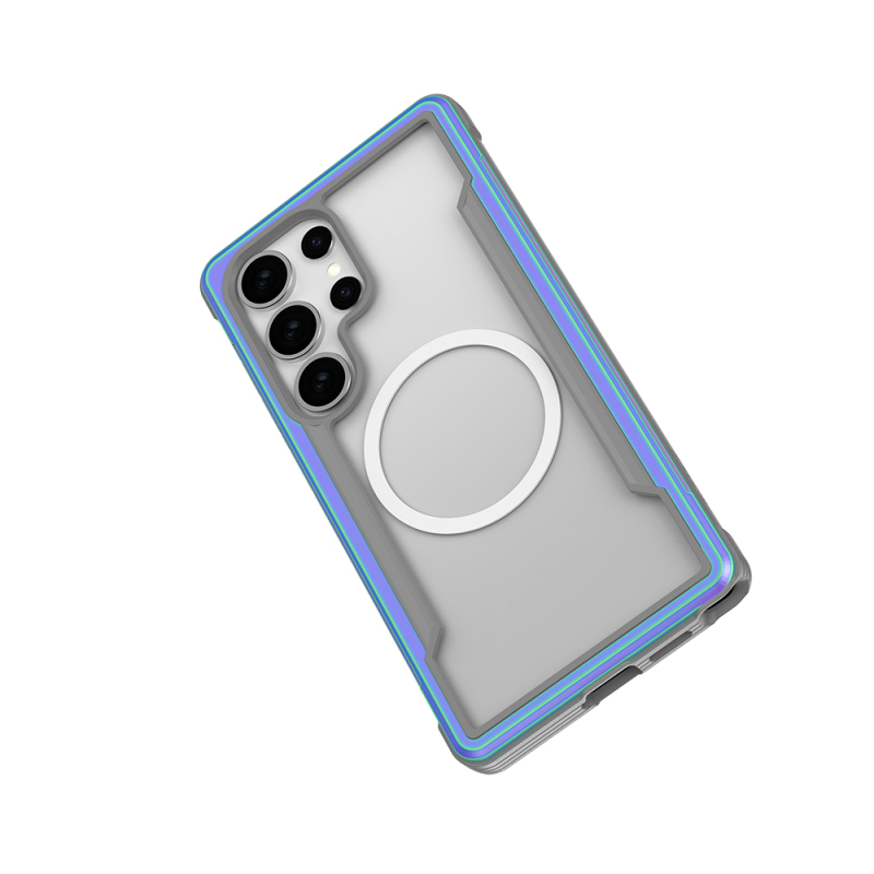 Samsung Galaxy S25 Ultra Case Magsafe Charging Feature Airbag Raptic Shield Series Transparent Back Surface Cover - 28