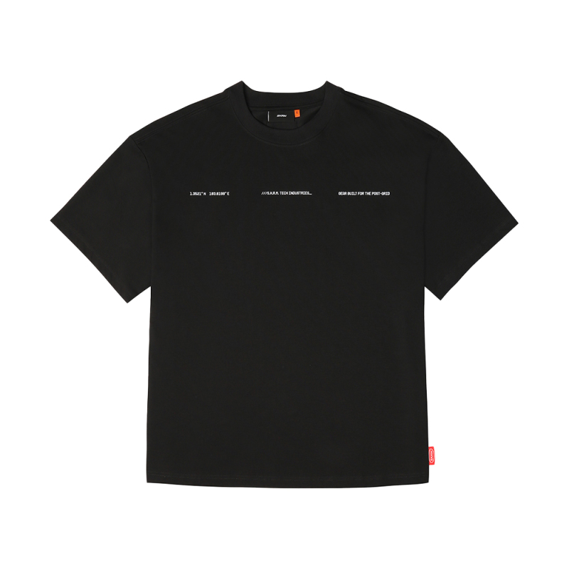 Skinarma Cypher Kısa Kollu Oversize Unisex Bisiklet Yaka Tişört - 4