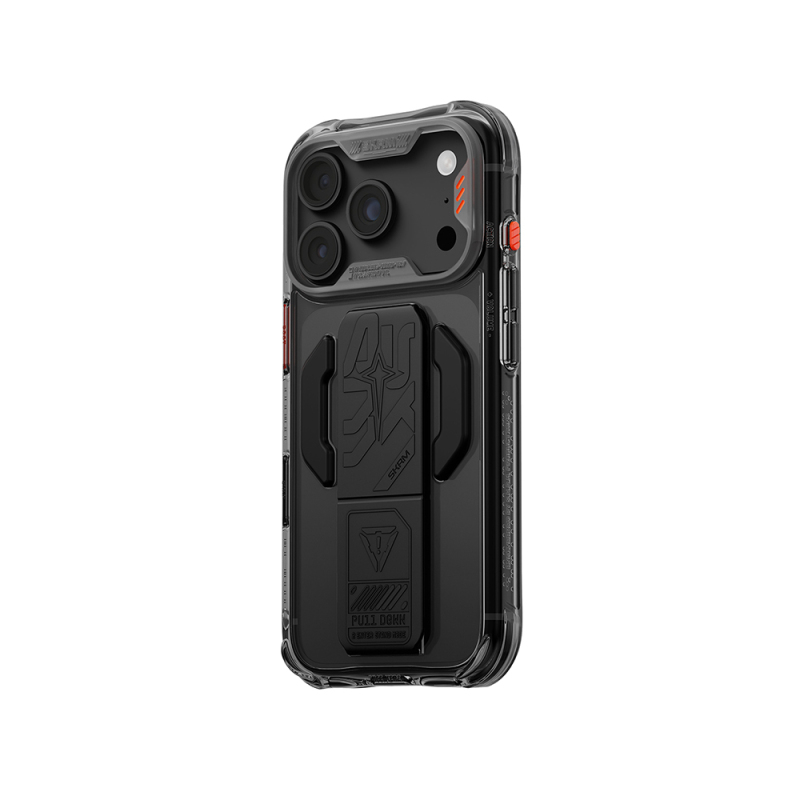 Skinarma Helio CE Mag Charge Case for Apple iPhone 18 Pro Max – Tech-Patterned Cover with MagSafe Charging & Stand - 28