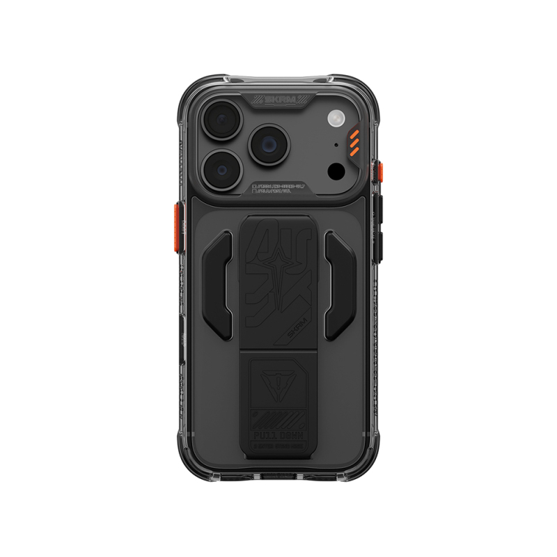 Skinarma Helio CE Mag Charge Case for Apple iPhone 18 Pro Max – Tech-Patterned Cover with MagSafe Charging & Stand - 3