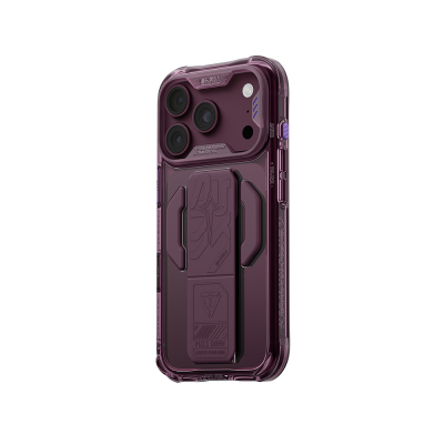 Skinarma Helio CE Mag Charge Case for Apple iPhone 18 Pro – Tech-Patterned, M-Safe Charging Compatible, with Stand - 6