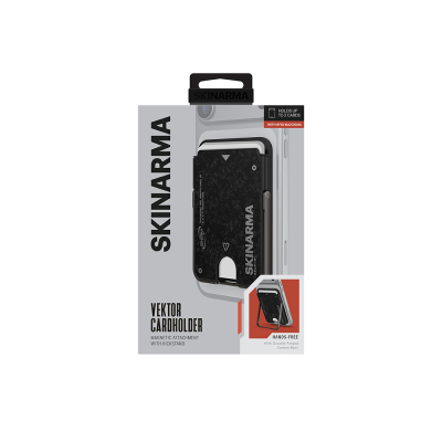 Skinarma Metal Tasarımlı 2 Hazneli Vektor Serisi Magnetik Standlı Kartlık - 6