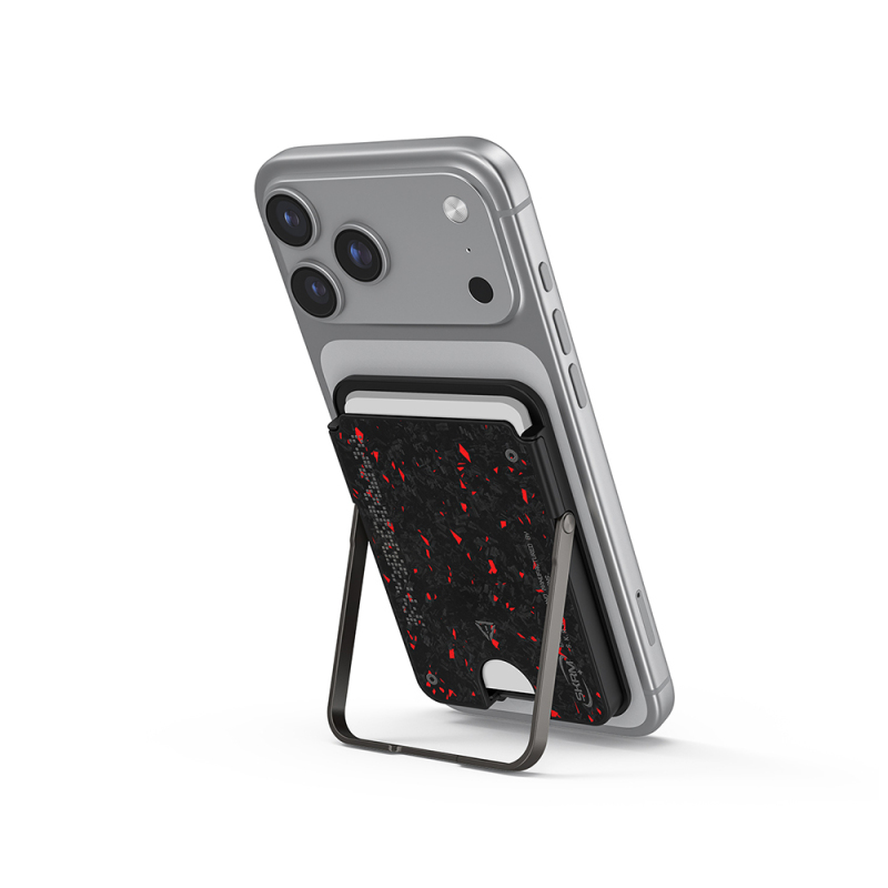 Skinarma Metal Tasarımlı 2 Hazneli Vektor Serisi Magnetik Standlı Kartlık - 9