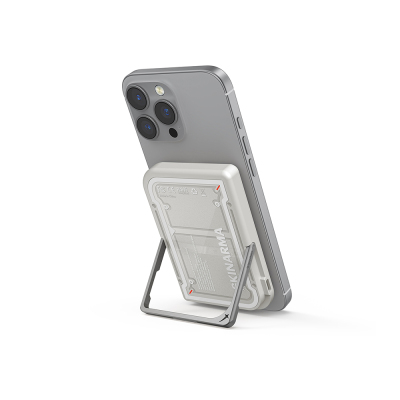 Skinarma Nexus Mecha Wireless and PD Fast Charging Feature Metal Stand Portable Power Bank 20W 5000mAh - 12