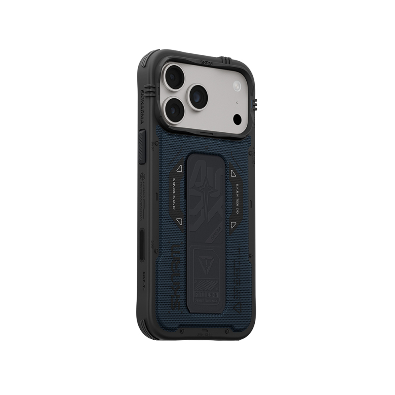 SkinArma Phantom Case for Apple iPhone 18 Pro – M-Safe Charging Compatible, Airbag Design, with Stand - 5