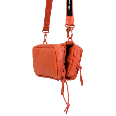 Skinarma Sacoche Juno Cross-Hatch Patterned Nylon Scout Neck Strap Crossbody Bag - 12