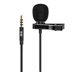 Soaiy MK3 3.5mm Canlı Yayın Yaka Mikrofonu - 1