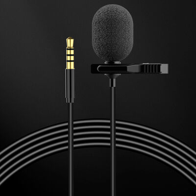 Soaiy MK3 3.5mm Live Broadcast Lapel Microphoneu - 3