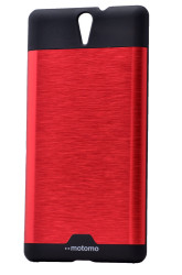 Sony Xperia C5 Ultra Kılıf Zore Metal Motomo Kapak - 5