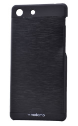 Sony Xperia M5 Kılıf Zore Metal Motomo Kapak - 3