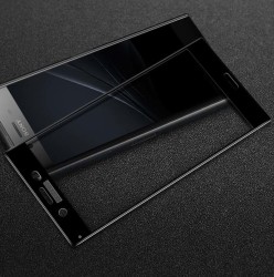 Sony Xperia XZ1 Zore Ekranı Tam Kaplayan Düz Cam Koruyucu - 6