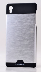 Sony Xperia Z5 Kılıf Zore Metal Motomo Kapak - 4