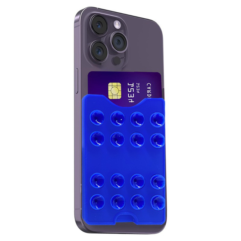 Square Kiss Design 04 Suction Cup Silicone Card Holder - 22