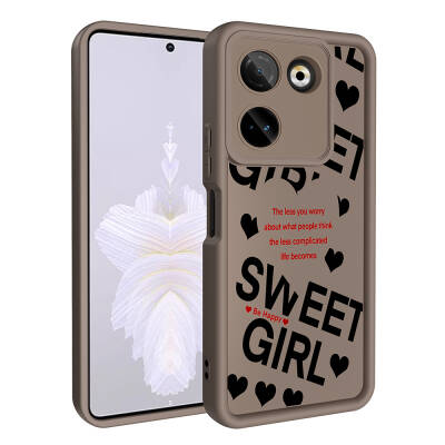 Tecno Camon 20 Pro 4G Case Camera Protected Printed Back Surface Zore Klas Cover - 2