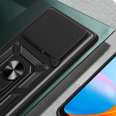 Tecno Camon 30 Pro 5G Case with Magnetic Stand Camera Protection Zore Sliding Vega Cover - 4