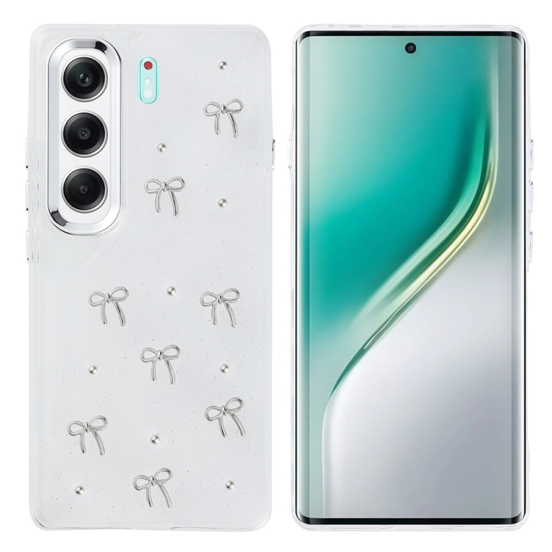 Tecno Camon 40 4G Case Airbag Design Glittery Transparent Zore Kutup Cover - 3