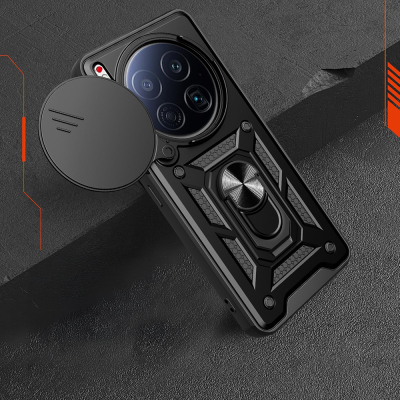 Tecno Camon 40 Premier 5G Case Magnetic Stand Camera Protection Zore Sliding Vega Cover - 7