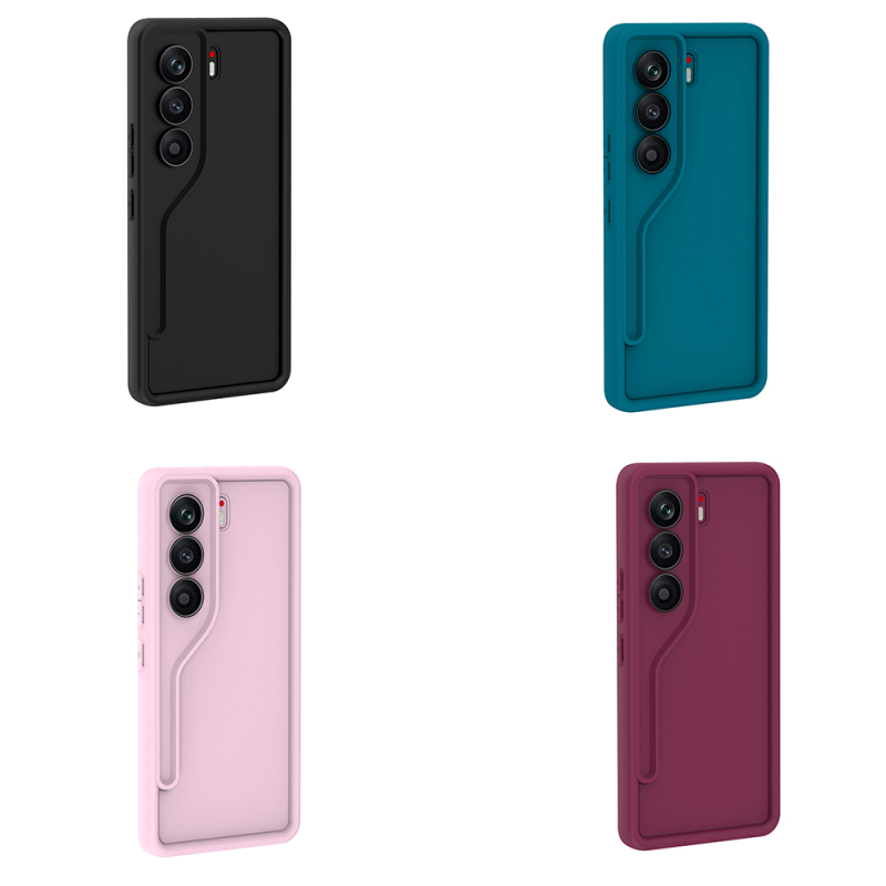 Tecno Camon 40 Pro Case Camera Protector Zore Ananas Cover - 14