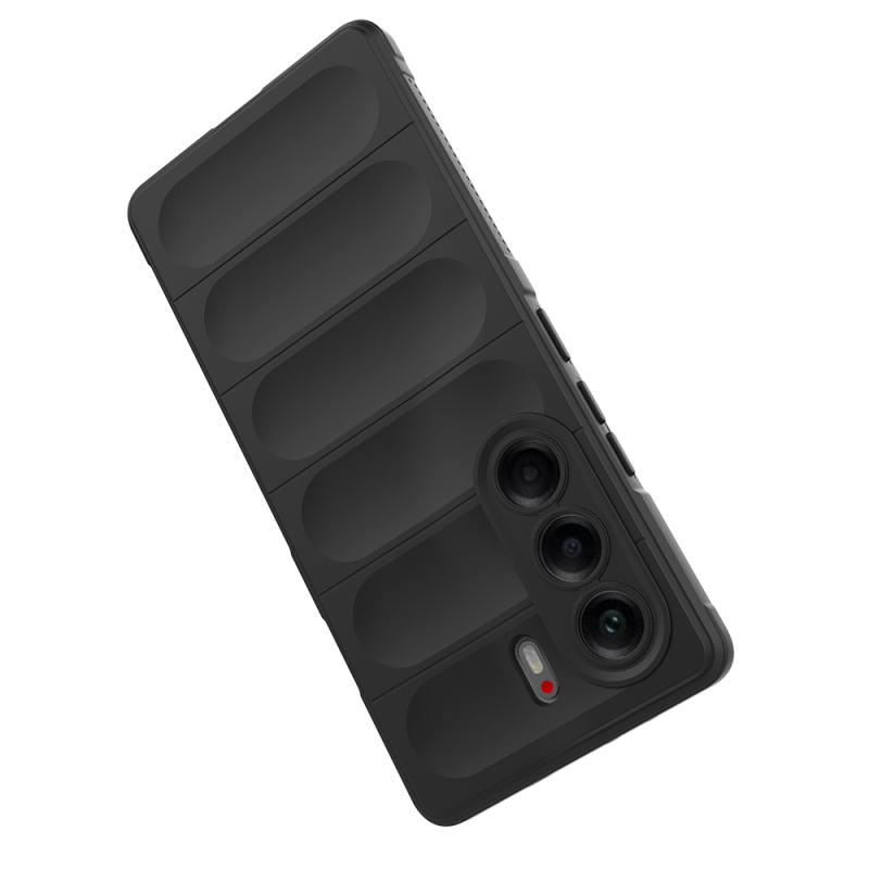 Tecno Camon 40 Pro Kılıf Esnek TPU Oyuklu Arka Yüzey Tasarımlı Zore Etnik Silikon Kapak - 13