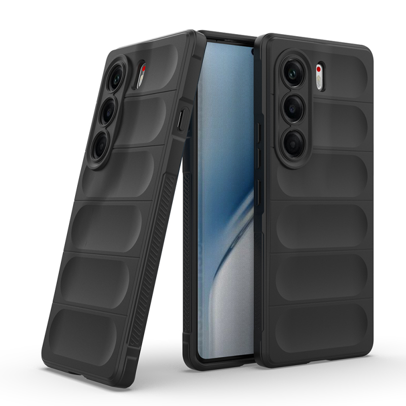 Tecno Camon 40 Pro Kılıf Esnek TPU Oyuklu Arka Yüzey Tasarımlı Zore Etnik Silikon Kapak - 25