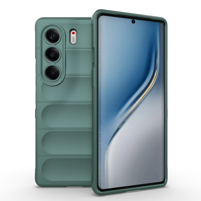Tecno Camon 40 Pro Kılıf Esnek TPU Oyuklu Arka Yüzey Tasarımlı Zore Etnik Silikon Kapak - 2