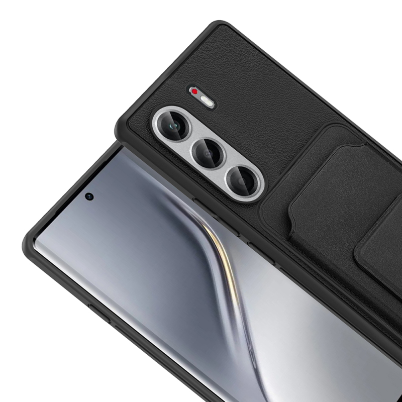 Tecno Camon 40 Pro Kılıf Kartlıklı TPU Zore Bikart Kapak - 12