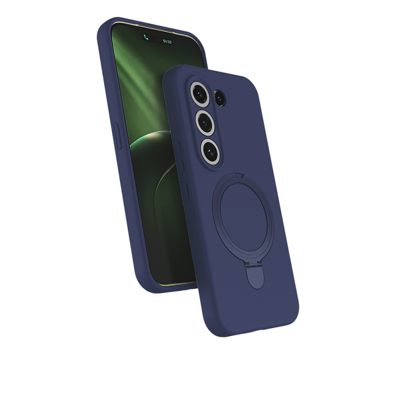 Tecno Camon 50 Kılıf M-safe Şarj Özellikli Standlı Zore Samara Kapak - 4