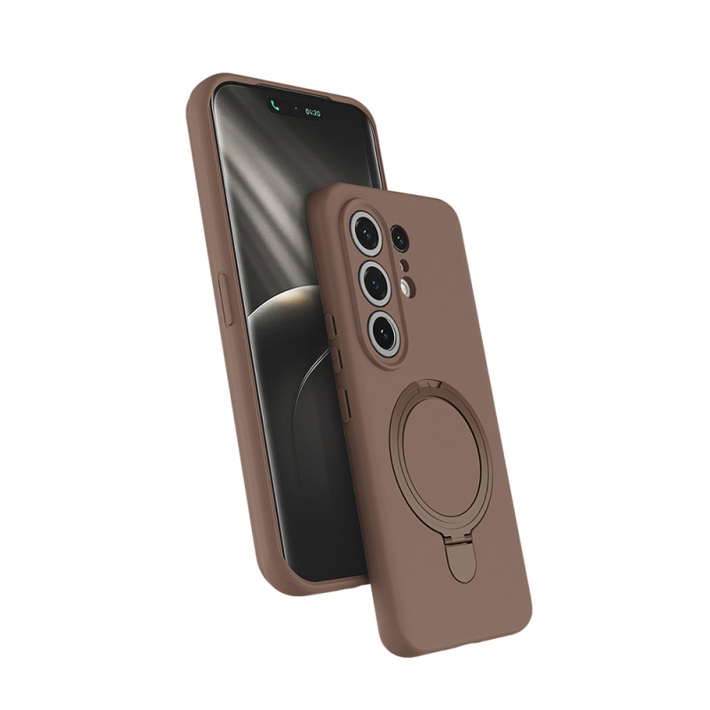 Tecno Camon 50 Pro Kılıf M-safe Şarj Özellikli Standlı Zore Samara Kapak - 1