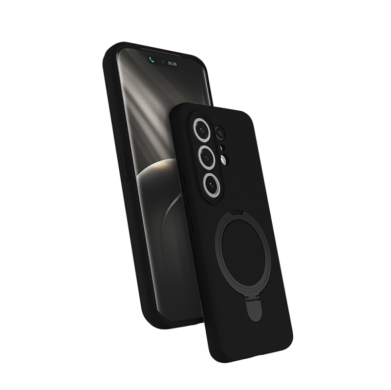 Tecno Camon 50 Pro Kılıf M-safe Şarj Özellikli Standlı Zore Samara Kapak - 5