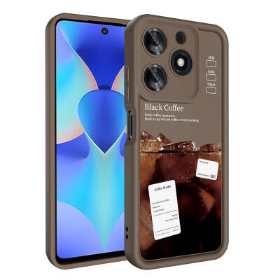 Tecno Spark 10 Pro 4G Case Camera Protected Printed Back Surface Zore Klas Cover - 1